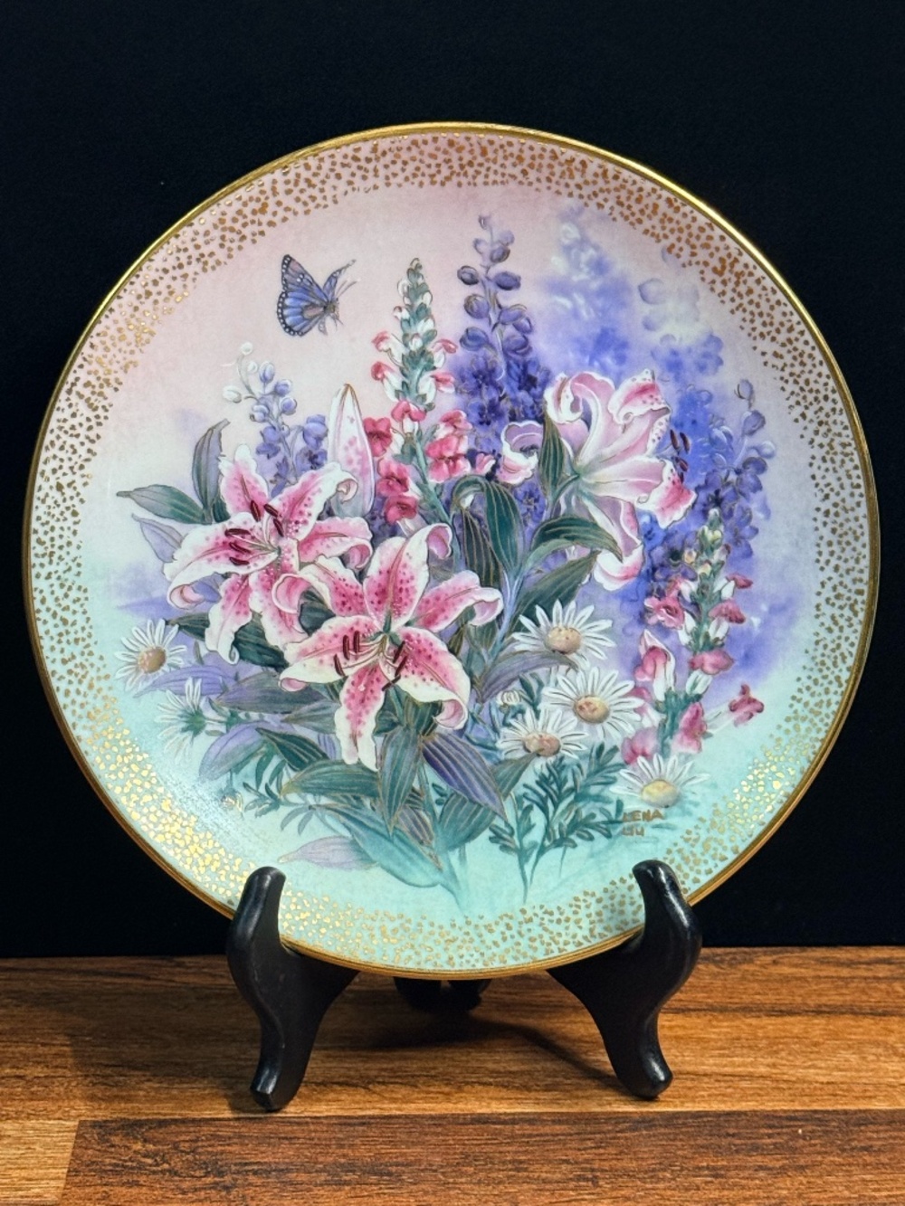 W.L. George “Lily Poncerto” by Lena Liu Collector Plate